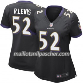 Maillot Baltimore Ravens Ray Lewis 52 Nike Noir - Femme
